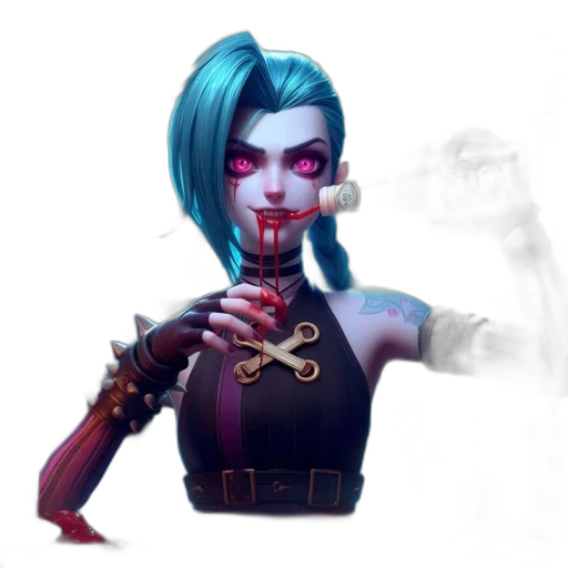 staff, face, weapon, mask, concept art, cyberpunk, fantasy art, pixel art transparent PNG cut-out