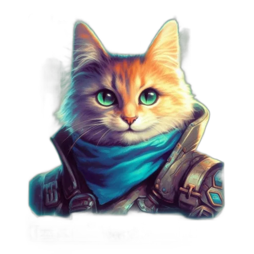 staff, animal, jacket, face, fantasy art, concept art, pixel art, watercolor transparent PNG cut-out