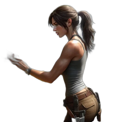 staff, weapon, concept art, fantasy art, photorealistic, comic book art, earth tones, outdoor transparent PNG cut-out