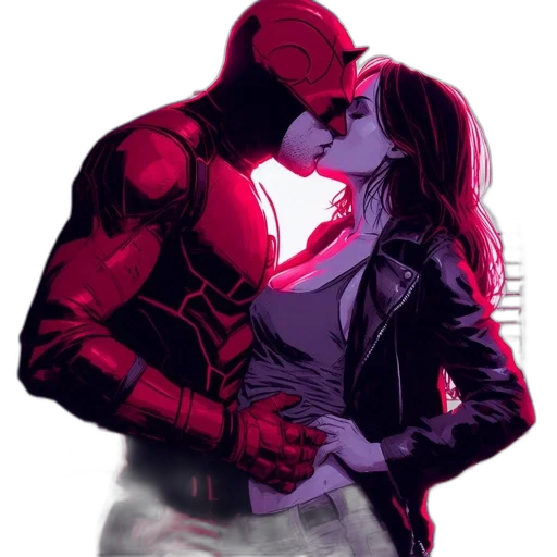 jacket, comic book art, concept art, pixel art, cyberpunk, neon lights, red, two transparent PNG cut-out