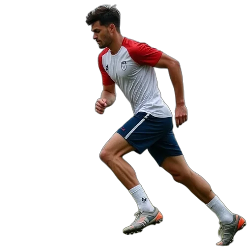 olympic, athlete, football, player transparent PNG cut-out