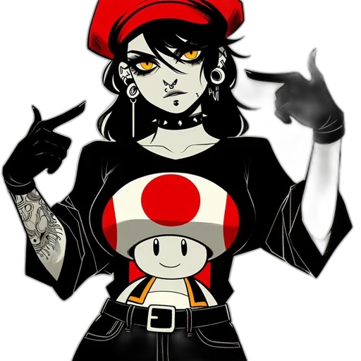 staff, jacket, cartoon, concept art, pixel art, comic book art, red, monochrome transparent PNG cut-out
