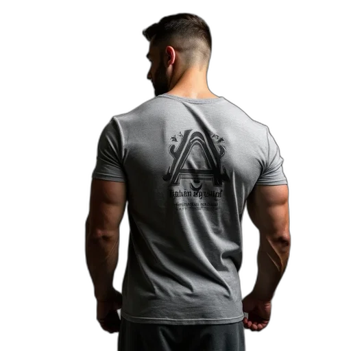 jacket, 3d render, photorealistic, man, muscular, build, wearing, grey transparent PNG cut-out