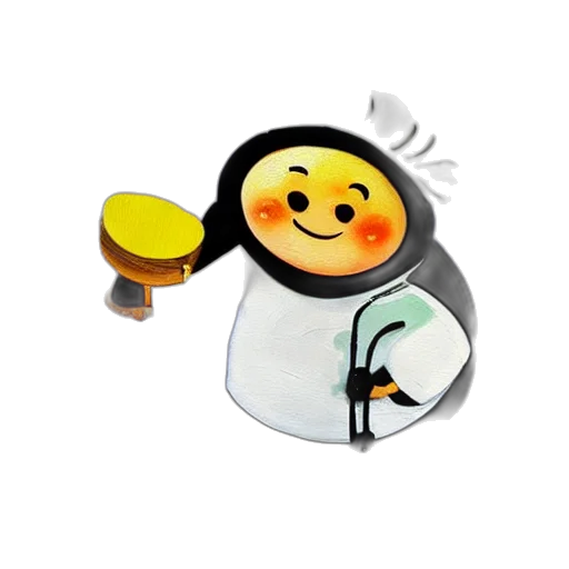 robot, staff, hat, jewelry transparent PNG cut-out