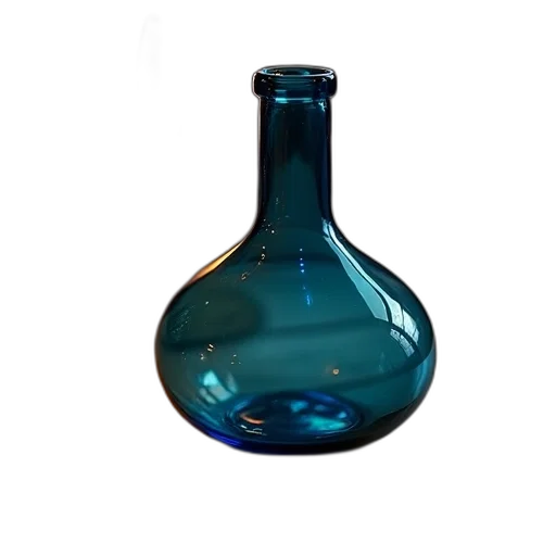 bottle, umbrella, jewelry, 3d render, photorealistic, concept art, blue, glass transparent PNG cut-out