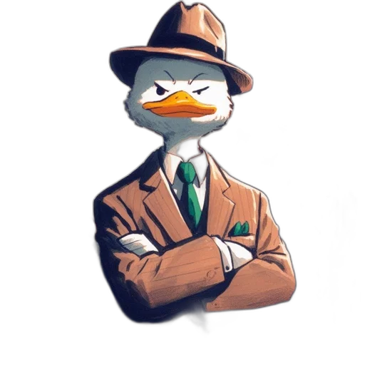 staff, hat, animal, jacket, pixel art, cartoon, concept art, 3d render transparent PNG cut-out