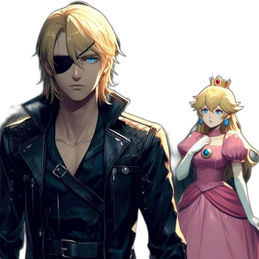 concept art, anime, pixel art, dark transparent PNG cut-out