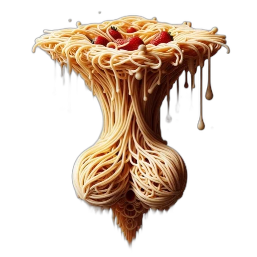 food, crown, hair, dress, pixel art, concept art, 3d render, photorealistic transparent PNG cut-out