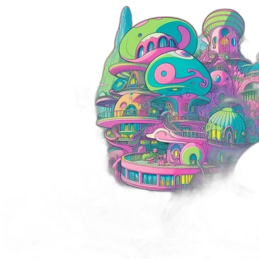 mask, crown, robot, hat, concept art, 3d render, fantasy art, vaporwave transparent PNG cut-out
