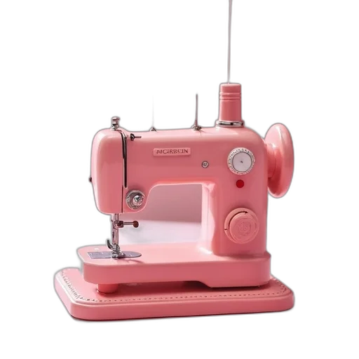 robot, weapon, furniture, dress, cute, pink, sewing, machine transparent PNG cut-out
