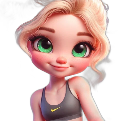 face, cartoon, photorealistic, 3d render, oil painting, animated, figure, sporting transparent PNG cut-out