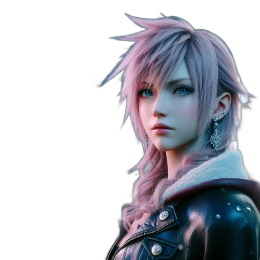 jacket, face, dragon, concept art, 3d render, fantasy art, photorealistic, pastel transparent PNG cut-out