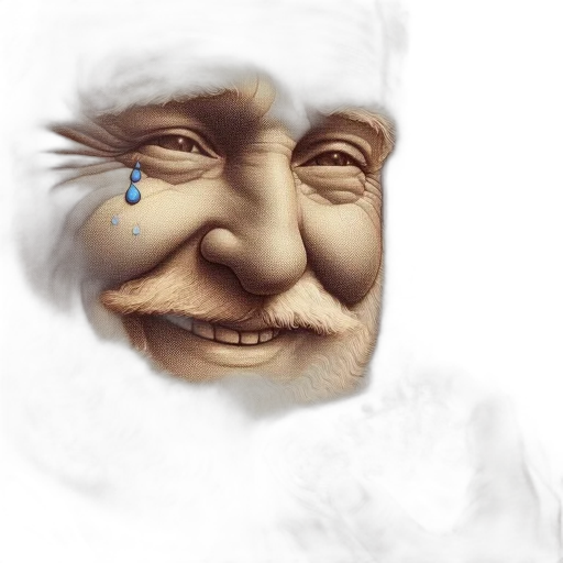 face, photorealistic, concept art, 3d render, pencil sketch, elderly, man, smiles transparent PNG cut-out