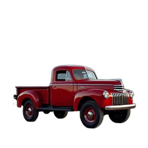 car, weapon, 3d render, photorealistic, concept art, pixel art, red, pickup transparent PNG cut-out