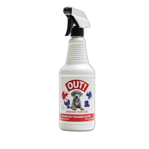 bottle, white, spray, black, nozzle, label, reads, out transparent PNG cut-out