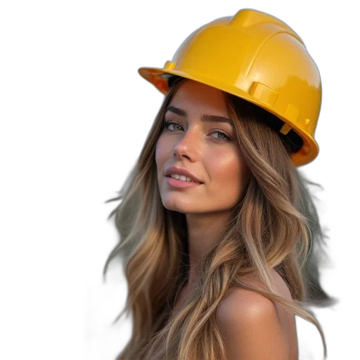 hat, hair, jewelry, face transparent PNG cut-out