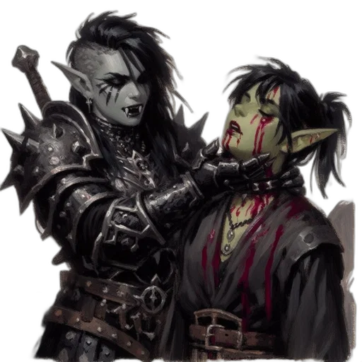 mask, fantasy art, concept art, comic book art, watercolor, dark, two, contrasting transparent PNG cut-out
