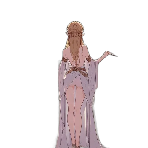 dress, sword, staff, weapon, concept art, fantasy art, anime, pixel art transparent PNG cut-out
