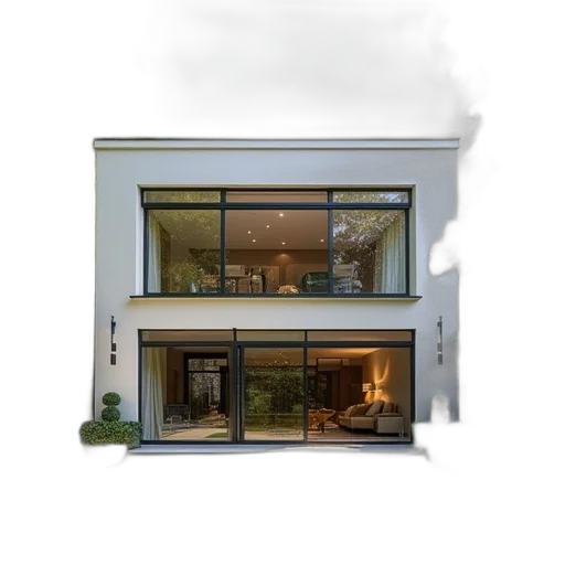 building, furniture, 3d render, photorealistic, concept art, fog, earth tones, monochrome transparent PNG cut-out