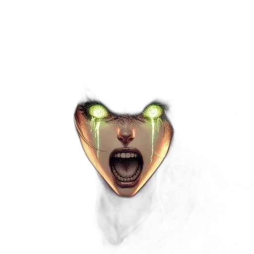 mask, face, creature, animal, concept art, photorealistic, 3d render, fantasy art transparent PNG cut-out