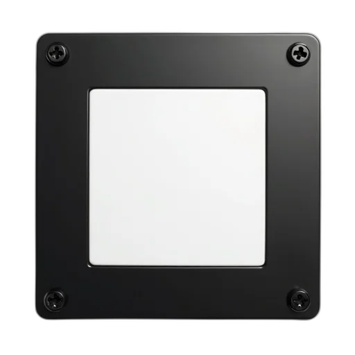 robot, crown, 3d render, monochrome, black, rectangular, object, white transparent PNG cut-out