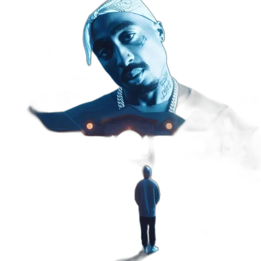staff, face, mask, concept art, vaporwave, comic book art, watercolor, outer space transparent PNG cut-out