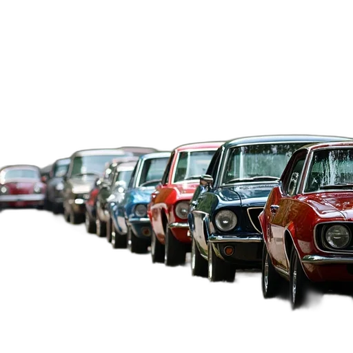 car, photorealistic, 3d render, classic transparent PNG cut-out