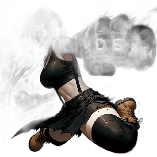 weapon, mask, sword, concept art, fantasy art, photorealistic, comic book art, fog transparent PNG cut-out