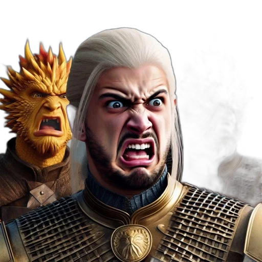 face, dragon, fantasy art, concept art, fire, central, figure, long transparent PNG cut-out