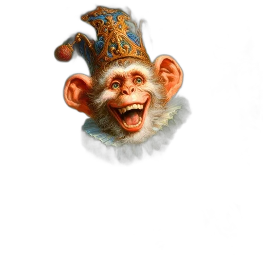 hat, staff, face, crown, concept art, 3d render, photorealistic, fantasy art transparent PNG cut-out
