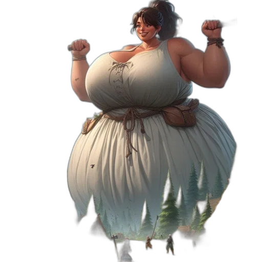 dress, weapon, staff, creature, concept art, fantasy art, 3d render, photorealistic transparent PNG cut-out