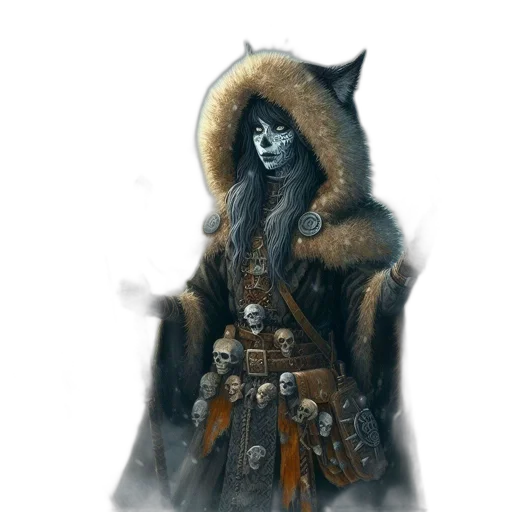 staff, jacket, mask, hat, fantasy art, concept art, pixel art, comic book art transparent PNG cut-out