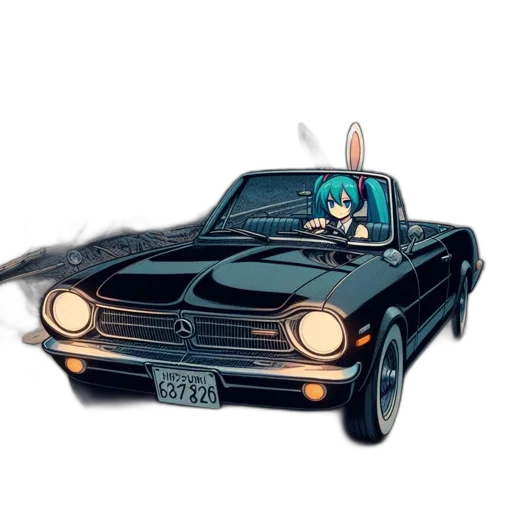 car, weapon, animal, anime, cartoon, concept art, pixel art, monochrome transparent PNG cut-out