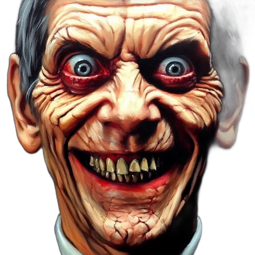 face, mask, creature, staff, concept art, comic book art, photorealistic, cartoon transparent PNG cut-out
