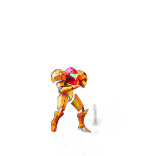 robot, weapon, staff, animal, pixel art, concept art, 3d render, comic book art transparent PNG cut-out