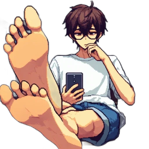 shoes, food, pixel art, anime, cartoon, watercolor, monochrome, dark transparent PNG cut-out
