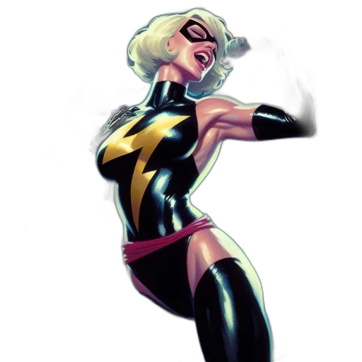 comic book art, concept art, cartoon, fantasy art, female, superhero, possibly, marvel transparent PNG cut-out