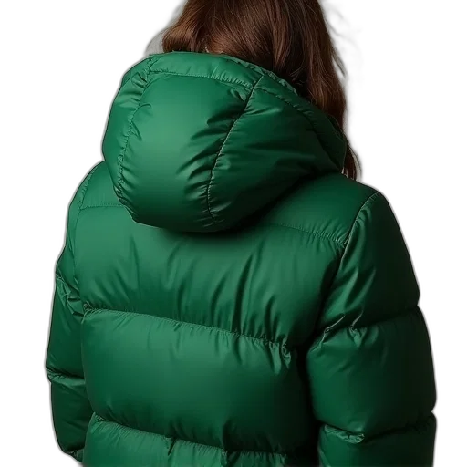 jacket, dress, green, ragged transparent PNG cut-out