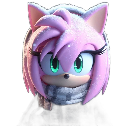 animal, face, creature, mask, 3d render, concept art, pixel art, vaporwave transparent PNG cut-out