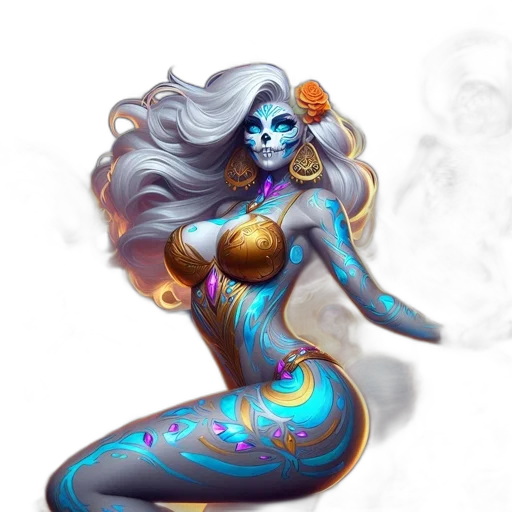 jewelry, fantasy art, concept art, pixel art, comic book art, outer space, underwater, blue transparent PNG cut-out