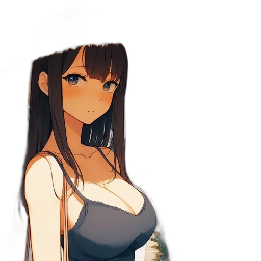 dress, face, robot, hat, anime, pixel art, concept art, fantasy art transparent PNG cut-out