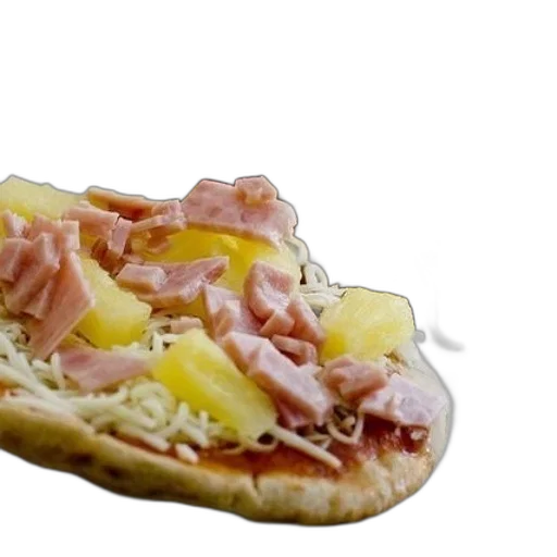 food, weapon, photorealistic, 3d render, two, small, pizzas, ham transparent PNG cut-out