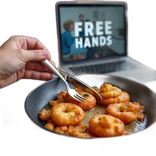 food, second, image, shows, same, scene, person, hands transparent PNG cut-out