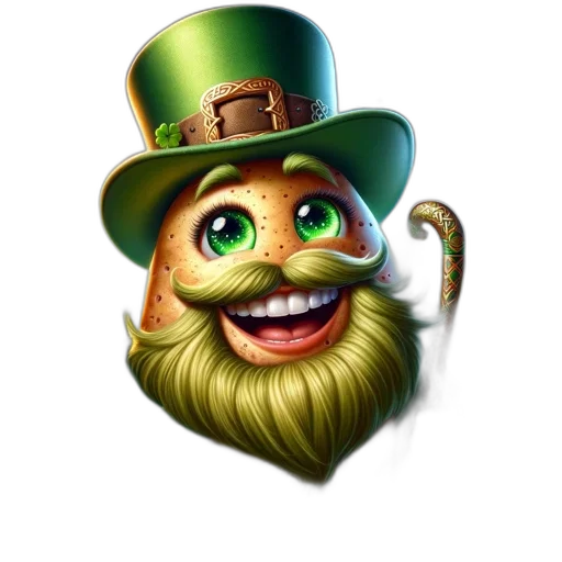 hat, staff, face, fantasy art, concept art, fantastical, scene, jovial transparent PNG cut-out