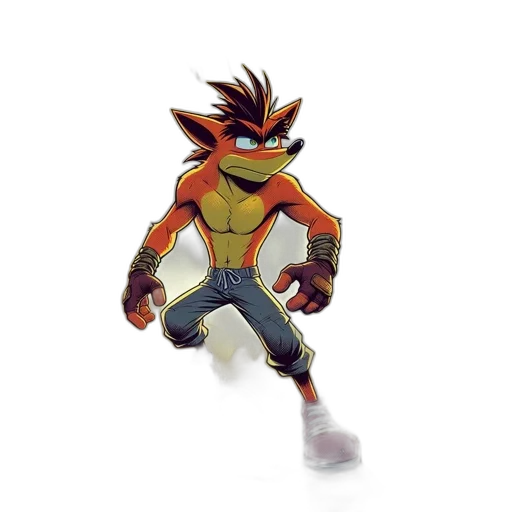 jacket, mask, robot, creature, concept art, 3d render, comic book art, cartoon transparent PNG cut-out