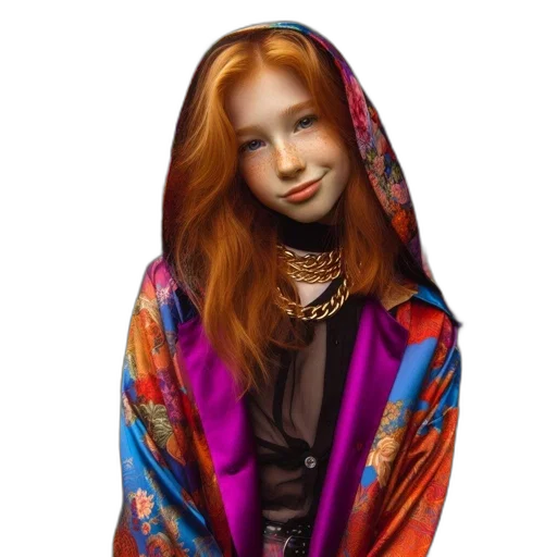 jewelry, jacket, dress, photorealistic, 3d render, oil painting, fantasy art, young transparent PNG cut-out