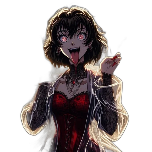 dress, face, mask, flower, anime, concept art, comic book art, pixel art transparent PNG cut-out