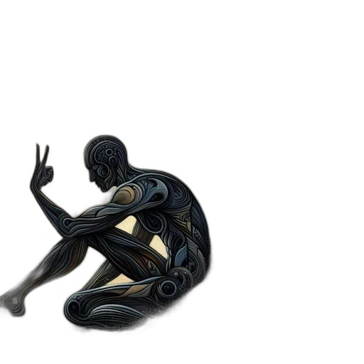 jewelry, mask, sword, shoes, 3d render, concept art, fantasy art, photorealistic transparent PNG cut-out