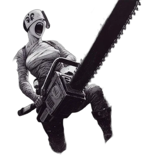 sword, weapon, staff, robot, concept art, cyberpunk, pixel art, 3d render transparent PNG cut-out