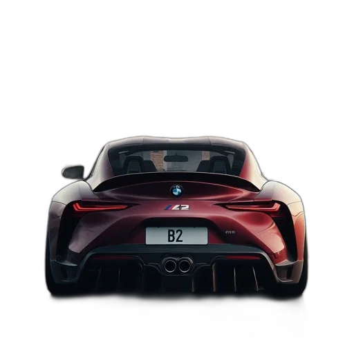 car, weapon, animal, 3d render, concept art, photorealistic, red, bmw transparent PNG cut-out